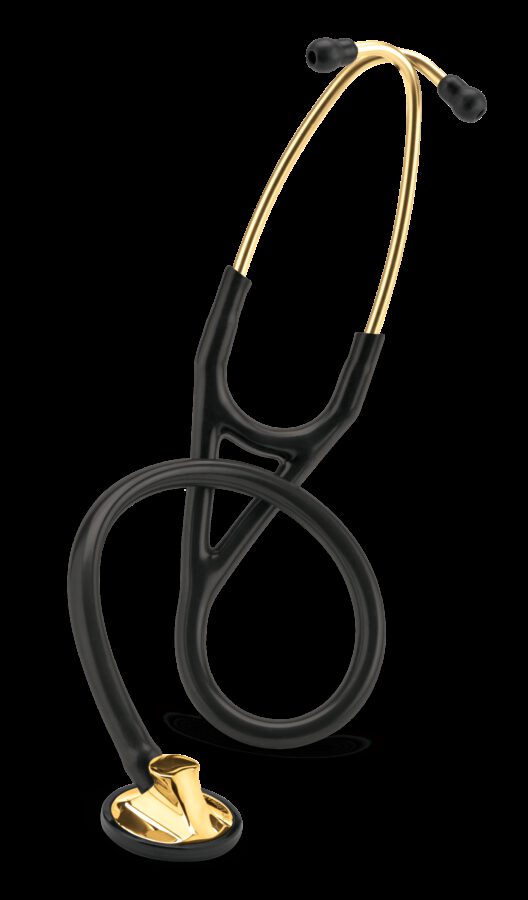 Single Sided Brass Demand Stethoscope, Black