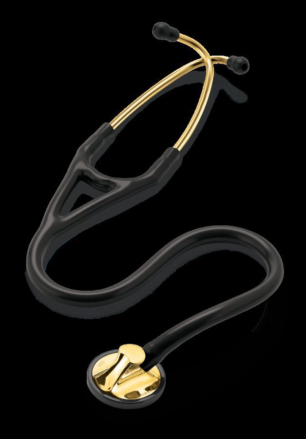 Single Sided Brass Demand Stethoscope, Black