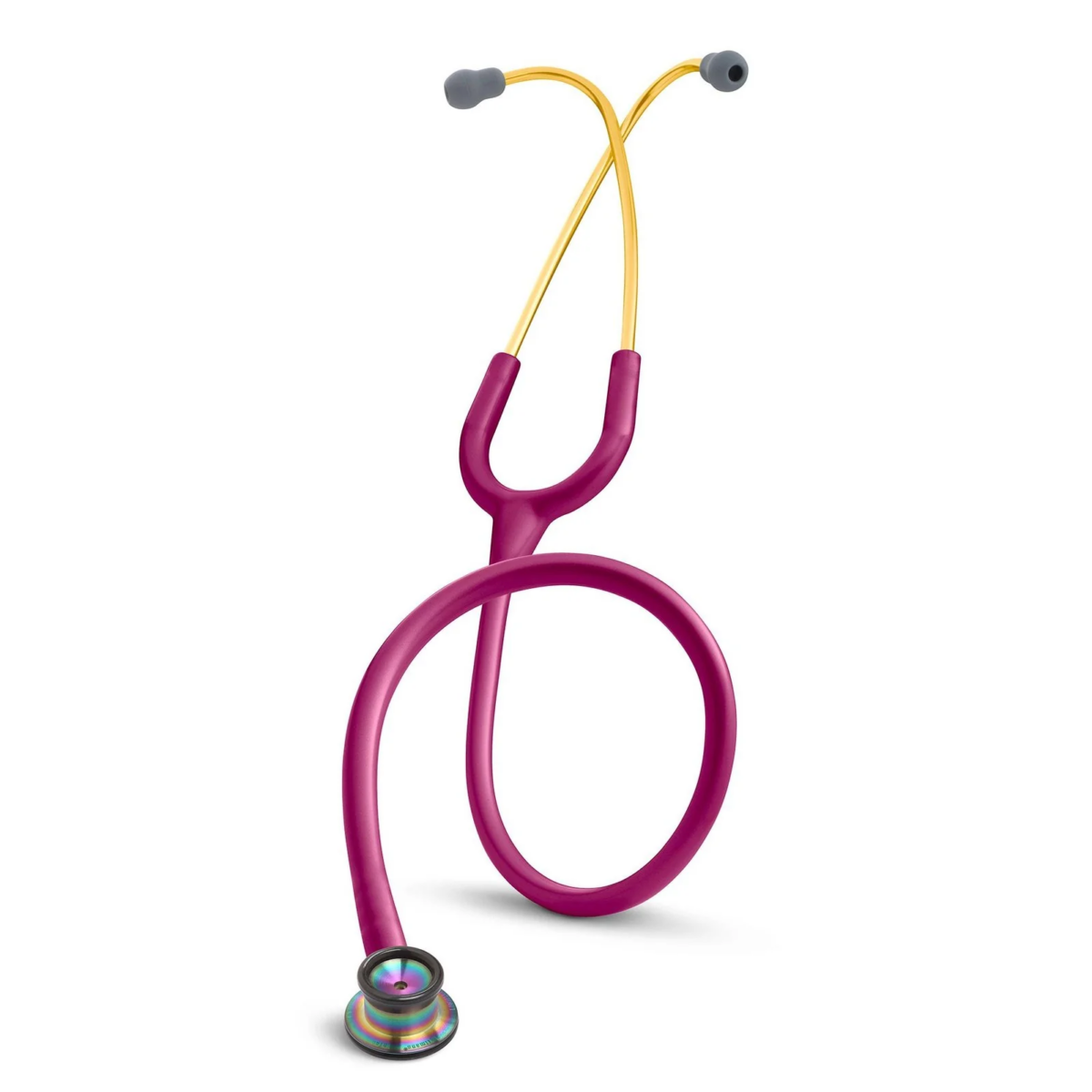 2157 3M Littmann Classic II Infant Stethoscope, Raspberry and Rainbow (28")