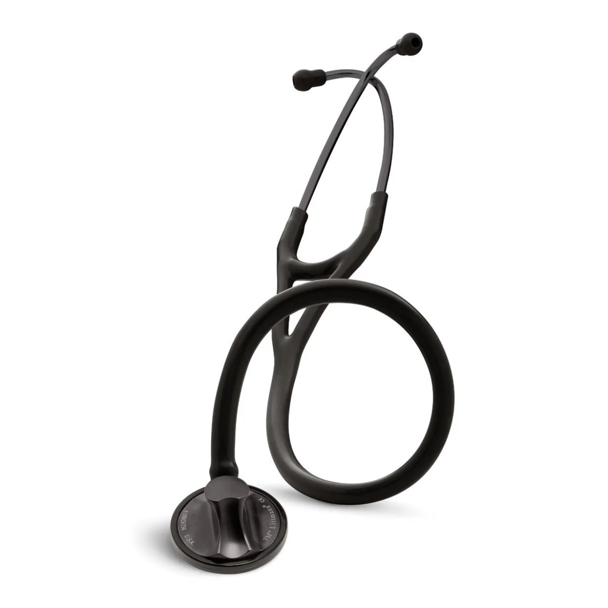 2176 3M Littmann Master Cardiology Stethoscope, Black and Smoke (27″)