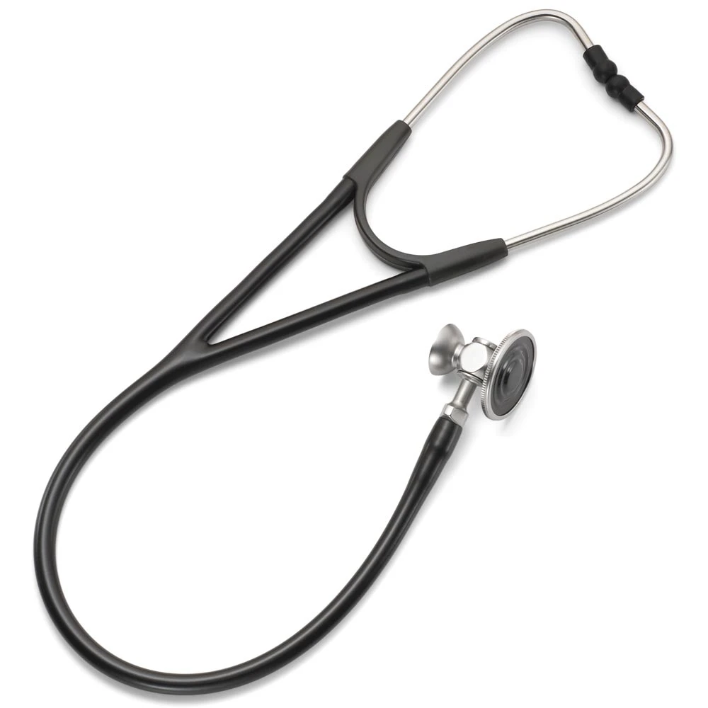 Welch Allyn Harvey DLX Dual Head Stethoscope, Black (28"), 5079-325
