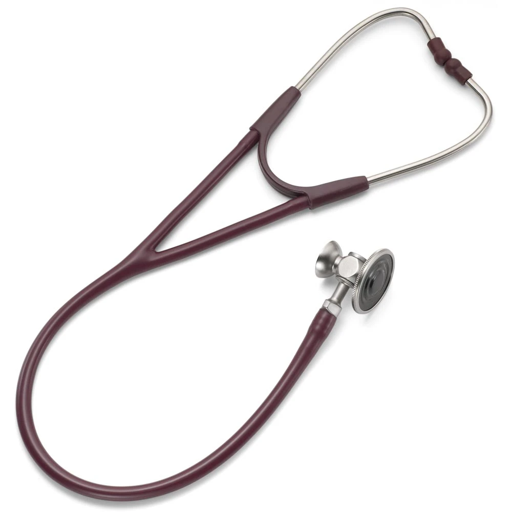 Welch Allyn Harvey DLX Dual Head Stethoscope, Burgundy (28"), 5079-326