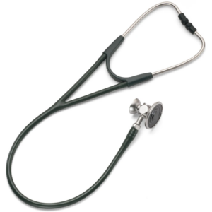 Welch Allyn Harvey DLX Dual Head Stethoscope, Forest Green (28"), 5079-328