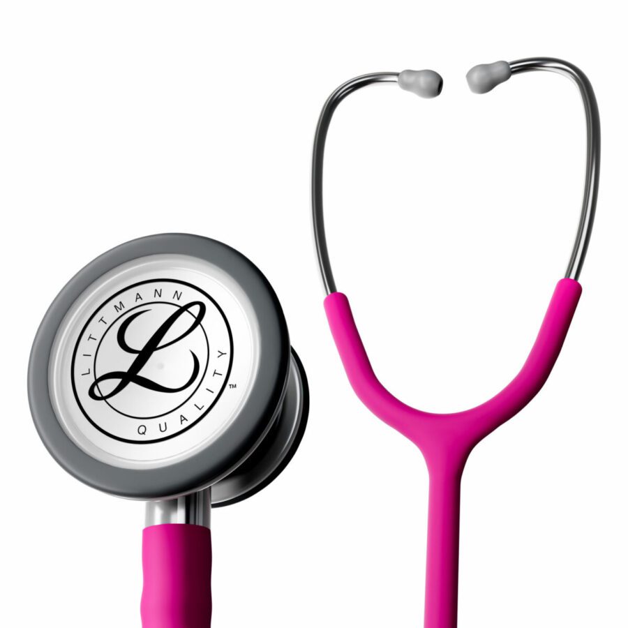 5648C 3M™ Littmann® Classic III™ Monitoring Stethoscope, Raspberry Satin Finish (27")