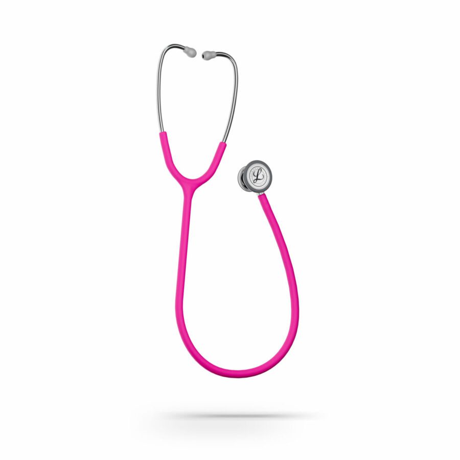 5648C 3M™ Littmann® Classic III™ Monitoring Stethoscope, Raspberry Satin Finish (27") - Image 3