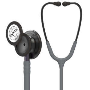 5873 3M Littmann Classic III Monitoring Stethoscope, Gray and Smoke w/Violet Gray Stem (27")