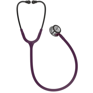 5960 3M Littmann Classic III Monitoring Stethoscope, Plum and Mirror w/Pink Stem (27")
