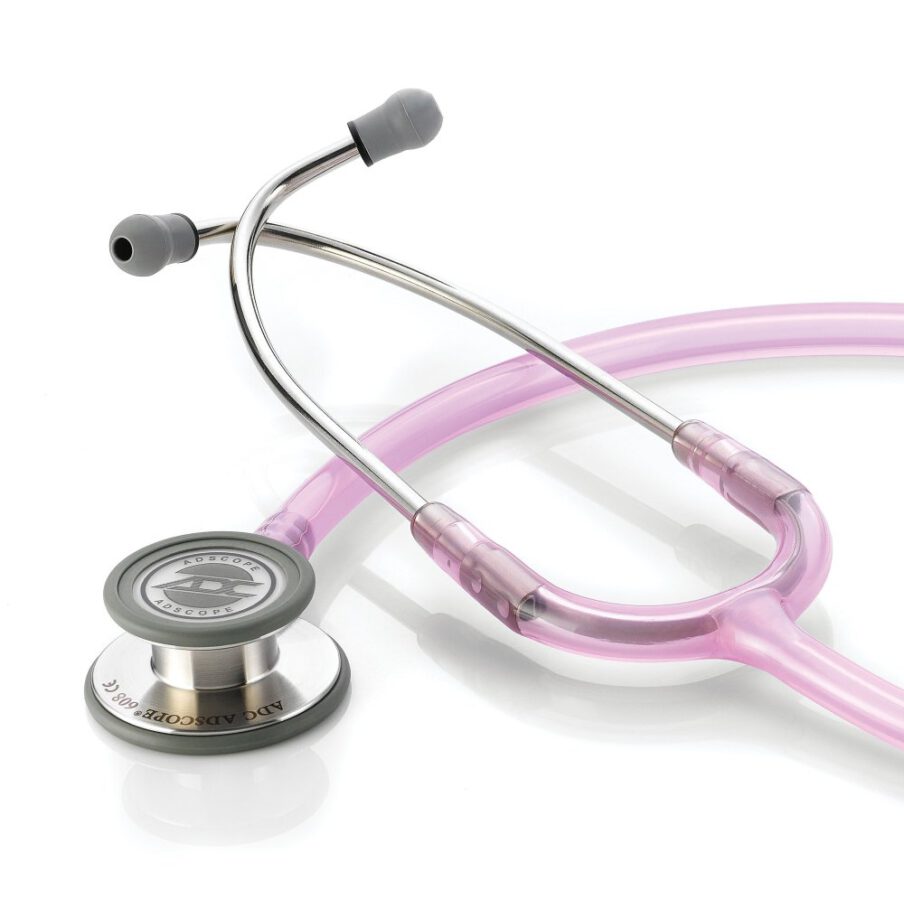 Rose Quartz, ADC Adscope 608 Convertible Clinician Stethoscope, 608FL ...