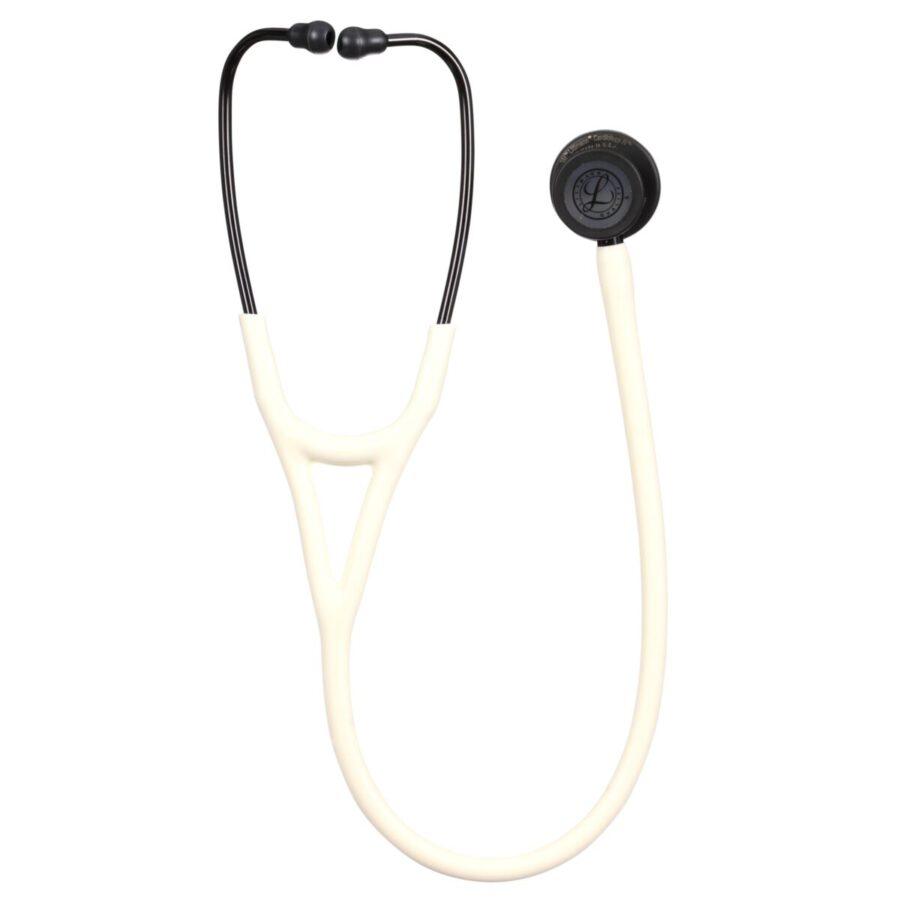 3M Littmann Master Cardiology Stethoscope, 27, Black Tube, Smoke-Finish Chestpiece