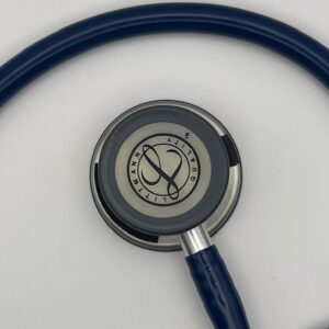 MIS-ENGRAVED 5622 3M Littmann Classic III Monitoring Stethoscope, Navy Blue (27″), 5622-MIS1