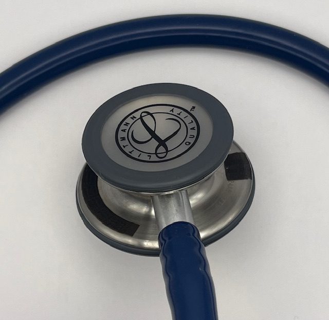 MIS-ENGRAVED 5622 3M Littmann Classic III Monitoring Stethoscope, Navy Blue (27″), 5622-MIS1 - Image 2