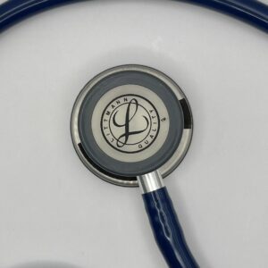 MIS-ENGRAVED 5622 3M Littmann Classic III Monitoring Stethoscope, Navy Blue (27″), 5622-MIS6