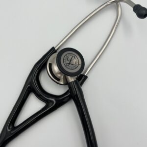 MIS-ENGRAVED 6152 3M Littmann Cardiology IV Diagnostic Stethoscope, Black (27″), 6152-MIS1