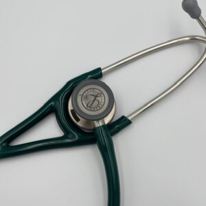 MIS-ENGRAVED 6155 3M Littmann Cardiology IV Diagnostic Stethoscope, Hunter Green (27″), 6155-MIS1