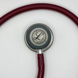 MIS-ENGRAVED 5627 3M Littmann Classic III Monitoring Stethoscope, Burgundy (27″), 5627-MIS1