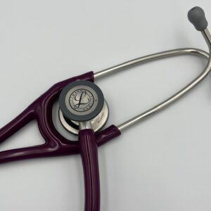 MIS-ENGRAVED 6156 3M Littmann Cardiology IV Diagnostic Stethoscope, Plum (27″), 6156-MIS1