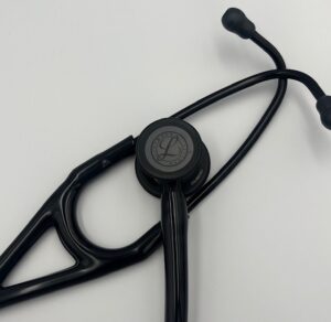 Mis-Engraved 6163 3M Littmann Cardiology IV Diagnostic Stethoscope, All Black Edition (27″), 6163-MIS1