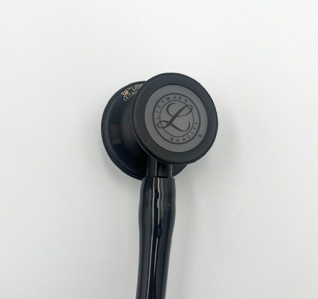 MIS-ENGRAVED 6163 3M Littmann Cardiology IV Diagnostic Stethoscope, All Black Edition (27″), 6163-MIS2 - Image 2