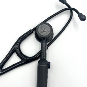 MIS-ENGRAVED 8480 3M Littmann CORE Digital Stethoscope, Black  (27″), 8480-MIS1