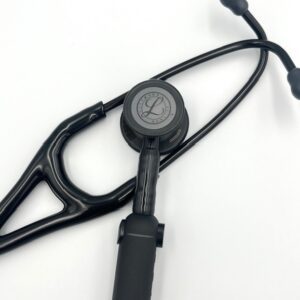MIS-ENGRAVED 8480 3M Littmann CORE Digital Stethoscope, Black  (27″), 8480-MIS2