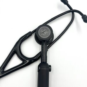 MIS-ENGRAVED 8480 3M Littmann CORE Digital Stethoscope, Black (27″), 8480-MIS3