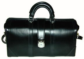 Lockable Traditional Elite Leather Doctor's Bag – Medical Supplies