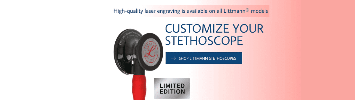 Student Medical Shop Stethoscope LIttmann Enraving