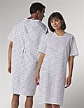 Patient Gown,  Twill. 54"" Sweep